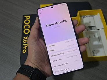 poco f6 pro: Poco X6 Pro 5G, 512 GB, rəng - Qara, Sensor — 3
