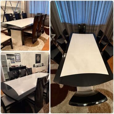 ✔️800 man(Nərimanov). Masa dəsti.8 stulla.Ərəb mebelidir .Baha alınıb