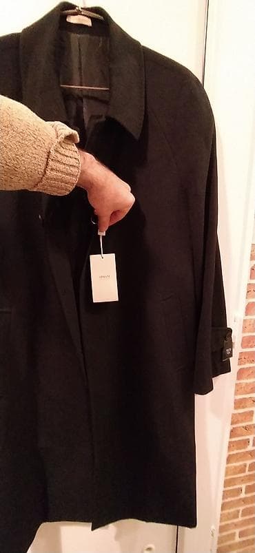 muhafize geyimi: Palto, Giorgio Armani, 6XL, rəng - Qara — 1