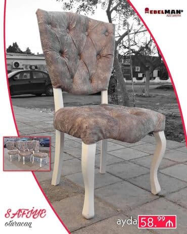 oturacaglar: SAFİYE oturacaq dəsti ilkin ödənişsiz kreditlə | MEBELMAN+ 💸İlkin — 1