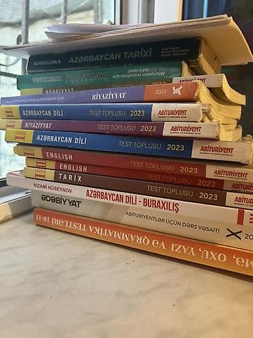 Abituriyentlər üçün dərs vəsaitləri və test topluları dəsti Tərkib: - lalafo.az -da Abituriyentlər üçün dərs vəsaitləri və test topluları dəsti Tərkib: -