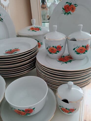 qaşıq naboru: Nahar dəsti, Farfor, 12 nəfərlik, Almaniya — 3