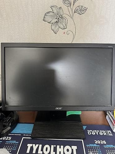 en ucuz televizyonlar: Acer LED monitor - Model: Acer V206HQL (kənar çərçivədə qeyd var) - — 2