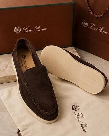 Loro Piana Summer Walk mokasinləri - Material: Zərif süet (üst — 2