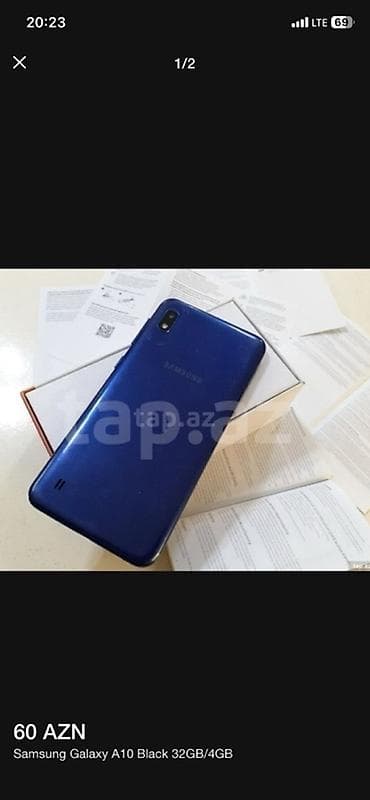 telefon redmi not 9: Samsung Galaxy A10, 32 GB, rəng - Qara — 2