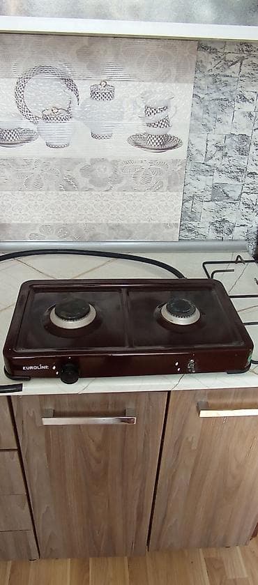 soba qiyməti: Qaz plitəsi Stolüstü, 2 gözlü, Yeni — 1