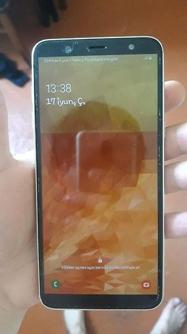 redmi pad 5: Samsung Galaxy J6 Plus, 32 GB, rəng - Qızılı, Barmaq izi — 1