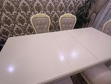 termo ucuz: Masa və 6 ədəd stullar satılır. Dəst şəkildə 600 manat — 2