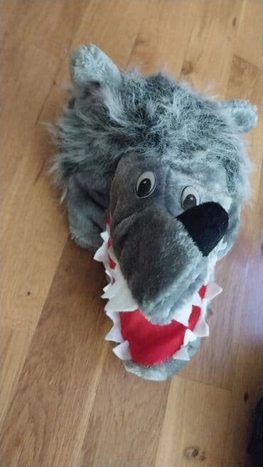 детский костюм деда мороза: Uşaq üçün ağ dovşan kostyumu - Yumşaq plyuş parçadan hazırlanmış ağ — 2