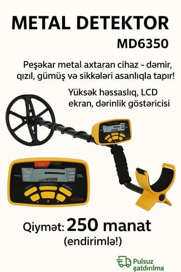 qizil axtaran detektor: Metal detektor MD6350 Peşəkar metal axtaran cihaz – dəmir, qızıl — 2