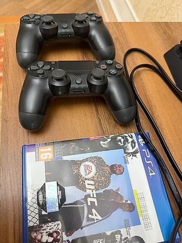 playstation satış: PlayStation 4 Slim komplekti - Konsol: Sony PlayStation 4 Slim (qara — 10