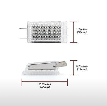 LED lampalar: Mercedes w202 w210 üçün zavod qapı altı işıq Zavod öz yerinə keçir — 3
