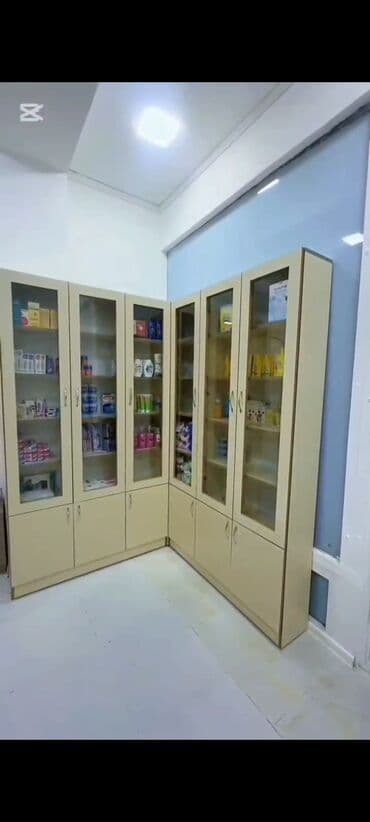 pip ağacı meyvesi: Aptek üçün tam təchizatlı mebel və avadanlıq komplekti - Ön vitrin və — 2