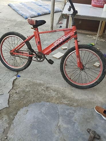 Uşaq/yeniyetmə velosipedi – Smartt BMX tipli - Rəng: qırmızı, qara