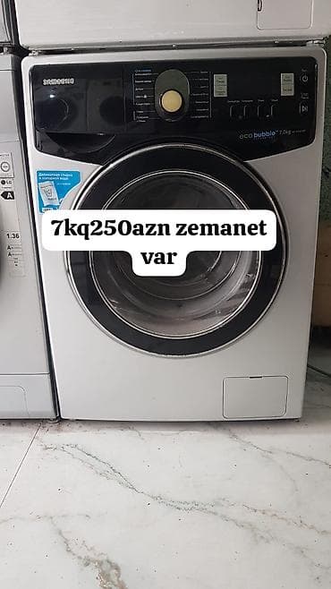 Аристоны: Samsung paltaryuyan maşın – EcoBubble texnologiyalı, 7 kq yükgötürmə — 1