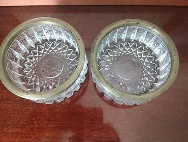 konfet qabi: 2 gedimi xrustal konfet qabi,gumuwlu obodoknan,875 prob — 2