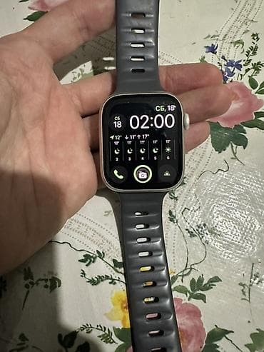 apple watch 7 41: Smart saat, Smart, Sensor ekran, rəng - Boz — 2