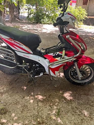 kino disk: Moped/motoroller – SKY49 Sport Xüsusiyyətlər: - Kuzov: qırmızı-ağ — 7