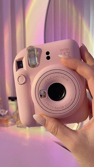 Foto və videokameralar: Fujifilm Instax mini 12 – çəhrayı ani fotoaparat - Linza: Instax Lens — 1