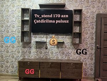 manikur stolu satilir: TV stend rəng seçimi var — 1