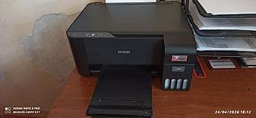 Epson EcoTank L3200 rəngli printerdi 1 aydı alınıb hec bir