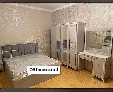 Спальные гарнитуры: Двуспальная кровать, Новый — 1