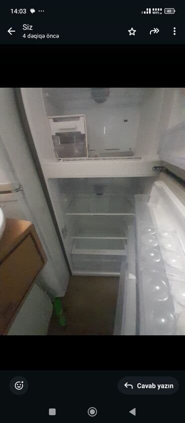 Холодильники: Б/у 2 двери Samsung Холодильник Продажа, цвет - Серый — 4