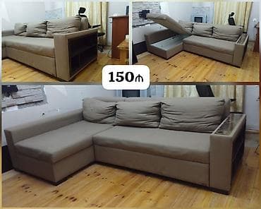 divan üstü: Künc divan, Açılan, Bazalı — 1