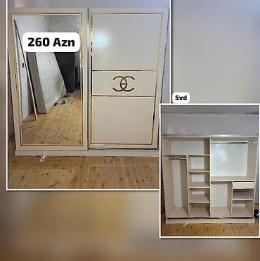 demir qapi gence: Dolab satilir 
Qiymet 260azn 
ölçü 210U/207H/50D
Unvan Baki m.Sevda — 1