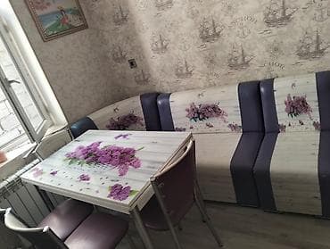 Mətbəx üçün, İşlənmiş, Açılmayan, Dördbucaq masa, 2 stul