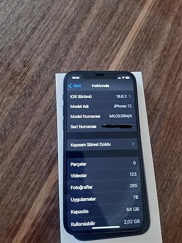 apple 12 ikinci el: IPhone 12, 64 GB, Qara, Simsiz şarj — 4