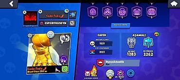 Видеоигры и приставки: Brawl Stars hesabı – yüksək trofeyli və zəngin kontentli - Kupa yolu — 3