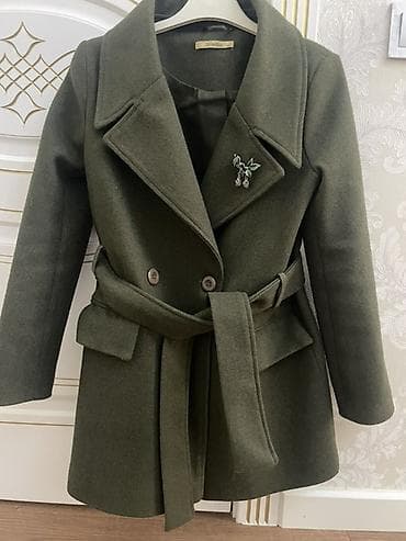 drap palto: Palto, S, rəng - Yaşıl — 2