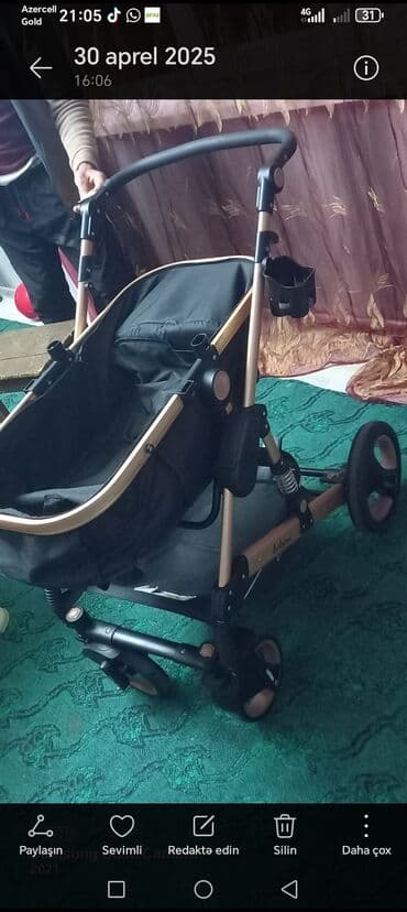 Gəzinti arabaları: Bebeto, Yaş: 1-6 ay, Ünvandan götürmə — 2