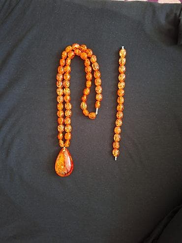 mirvari muncuq: Dəstə daxildir: Bilərzik, Kulon, Boyunbağı, 106 g — 2
