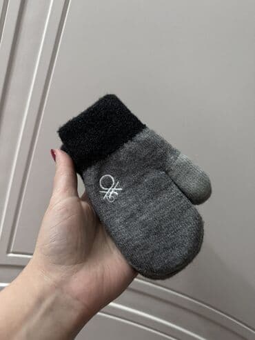4-5 yaş Uşaq üçün isti əlcək - Model: barmaqsız/mitten tipli - Rəng