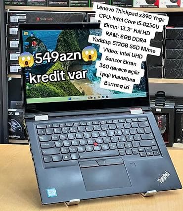 Lenovo ThinkPad X390 Yoga – çevrilə bilən, toxunma ekranlı biznes lalafo.az -da Lenovo ThinkPad X390 Yoga – çevrilə bilən, toxunma ekranlı biznes