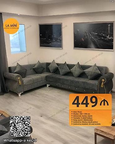 Künc divan, Açılan, Bazalı, Parça, Şəhərdaxili pulsuz çatdırılma