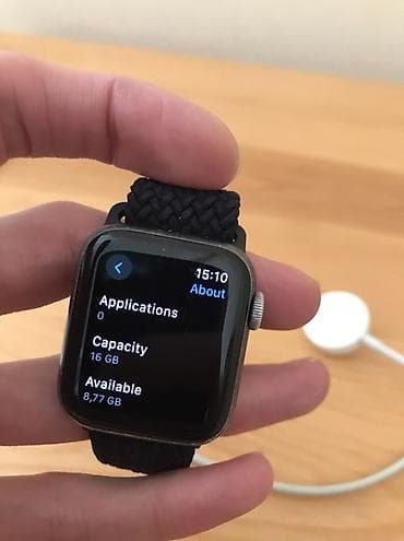 Qol saatları və aksesuarlar: Smart saat, Apple, Sensor ekran, rəng - Qara — 3