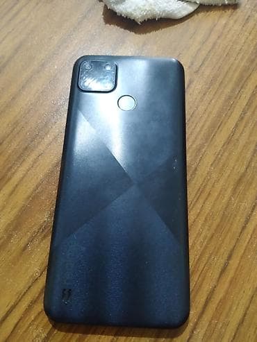 Realme C21, 64 GB, rəng - Qara, Barmaq izi