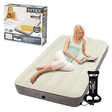 tek termolar: Intex Single Twin Deluxe Ortopedik Şişme Yatağı (99x191x25cm) -64707   — 1