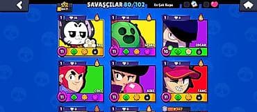 explore smart samokatlar: Brawl Stars hesabı - Kupa: 28 421 (ən yüksək 28 423), Kral rütbə III — 6