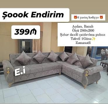 ev kinotiyatri: Künc divan, Yeni, Açılan, Bazalı — 1