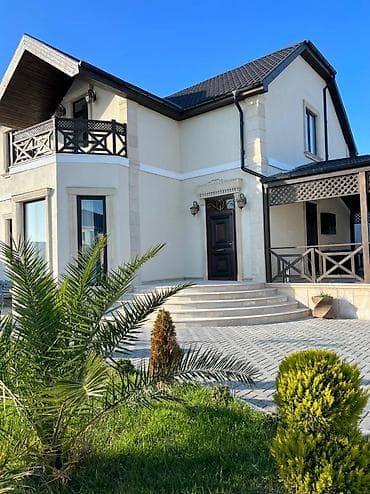 baseynli kiraye evler: İki mərtəbəli həyət evi – geniş baxçalı və hovuzlu - Layihə: mansard — 10