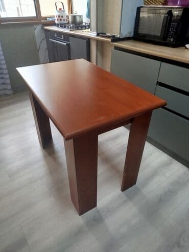 Mətbəx masası, Açılmayan, Taxta, Dördbucaq masa — 2