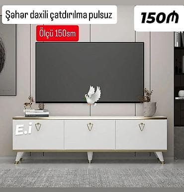 alfemo mebel: Yeni, Düz TV altlığı, Laminat — 1