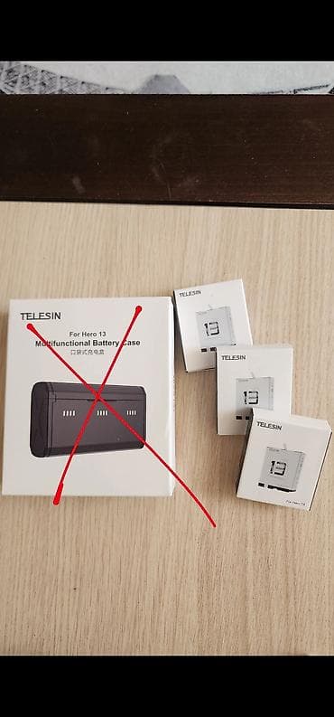 tel halva: Gopro 13 uçun orjinal telesin batareya təzədir açilmayib gopro öz — 1