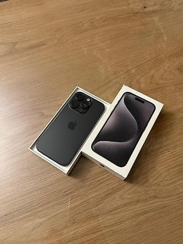 i̇phone pro: IPhone 15 Pro, 256 GB, Black Titanium, Face ID — 7