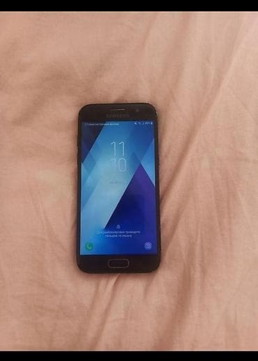 galaxy note 5: Samsung Galaxy A5 2017, 32 GB, rəng - Qara, Barmaq izi — 2