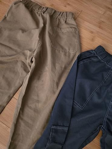 Cinslər və şalvarlar: Uşaq şalvarları – 2 ədəd bir yerdə (12–13 yaş), təzə - Model: rahat — 2